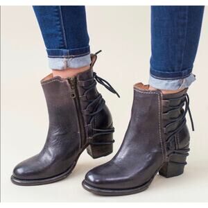 Bed Stu Blaire Leather Booties, Size 9